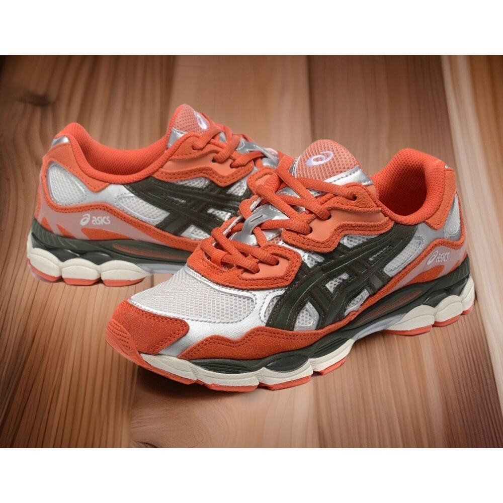 ASiCS GEL NYC Orange Forest Shoes Mens Size 10 New Box Fast Shipping